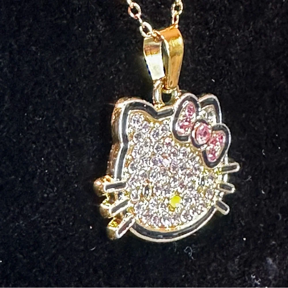 Hello Kitty‎ Y2K Rhinestone Pendant Necklace